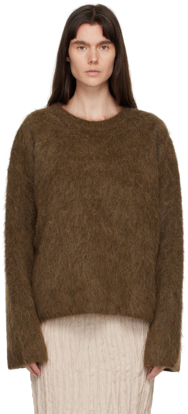 Totême Brown Boxy Sweater Toteme