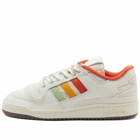 Adidas Men's Forum 84 Low CL Sneakers in Off White/Orange/Gum