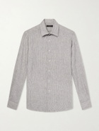 Slowear - Striped Linen Shirt - Brown