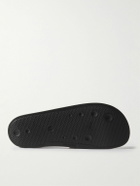 Frescobol Carioca - Humberto Debossed Full-Grain Leather Slides - White