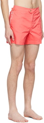 TOM FORD Pink Piping Swim Shorts