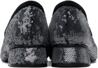 Paula Canovas Del Vas Black Diablo Ballerina Flats