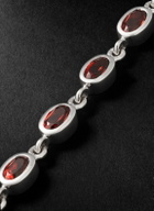 PATTARAPHAN - Baby Ying 14-Karat White Gold Garnet Bracelet