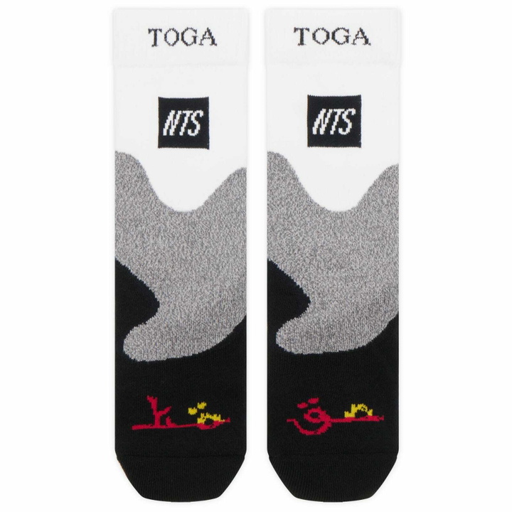 Photo: TOGA ARCHIVES Women's TOGA x NTS Socks in White