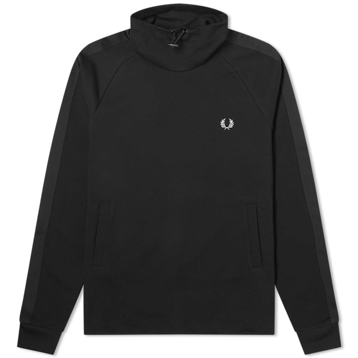 Photo: Fred Perry Authentic Long Sleeve Tape Funnel Neck Tee