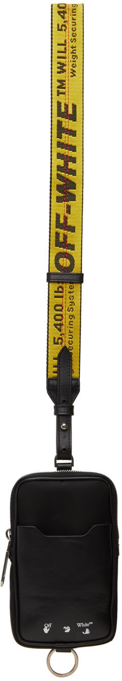Off-White Black Industrial Neck Pouch Off-White