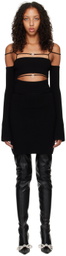 MACH & MACH Black Stormi Minidress