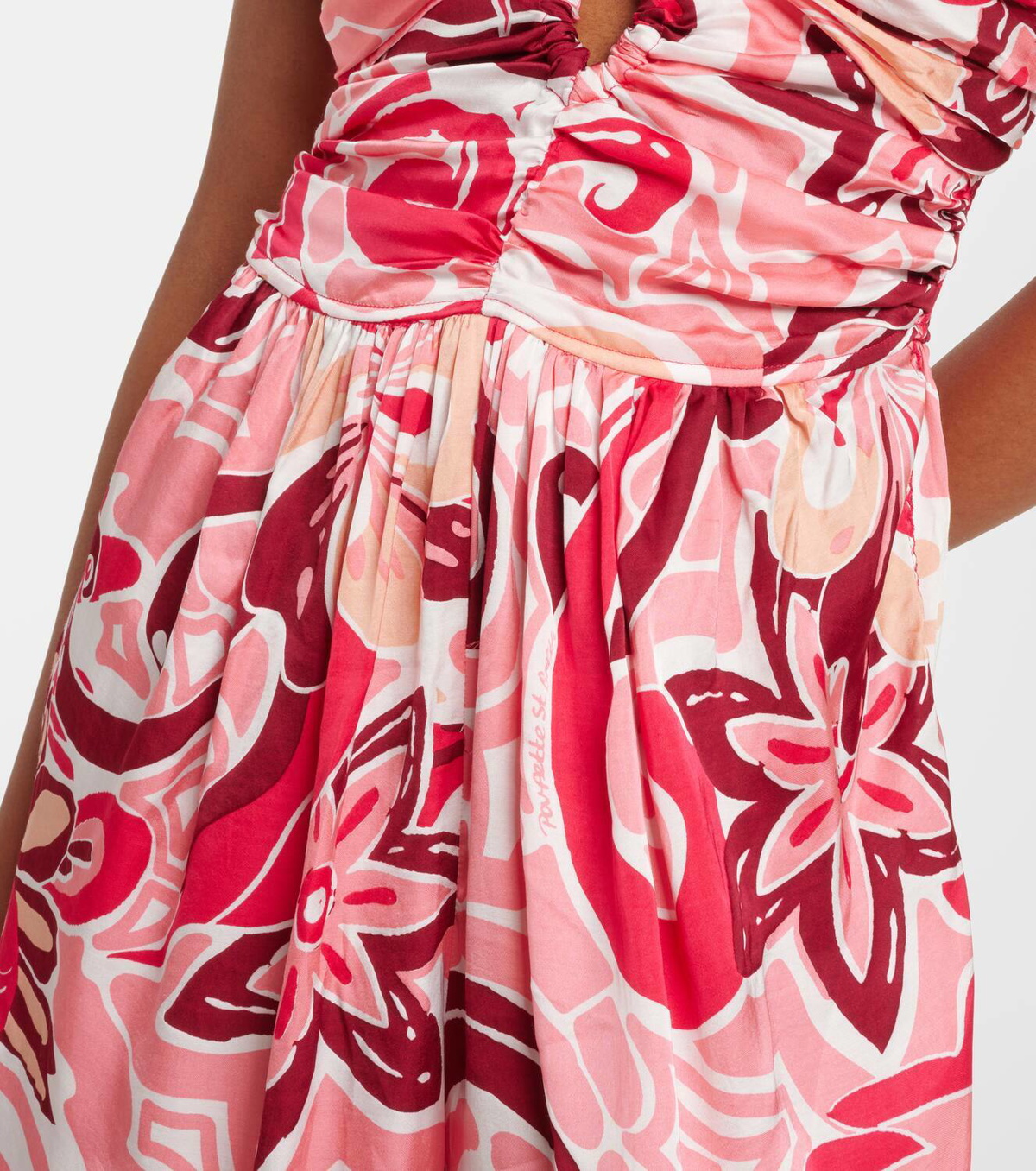 Poupette St Barth Java Shirt, White Pink Ritual main image 1