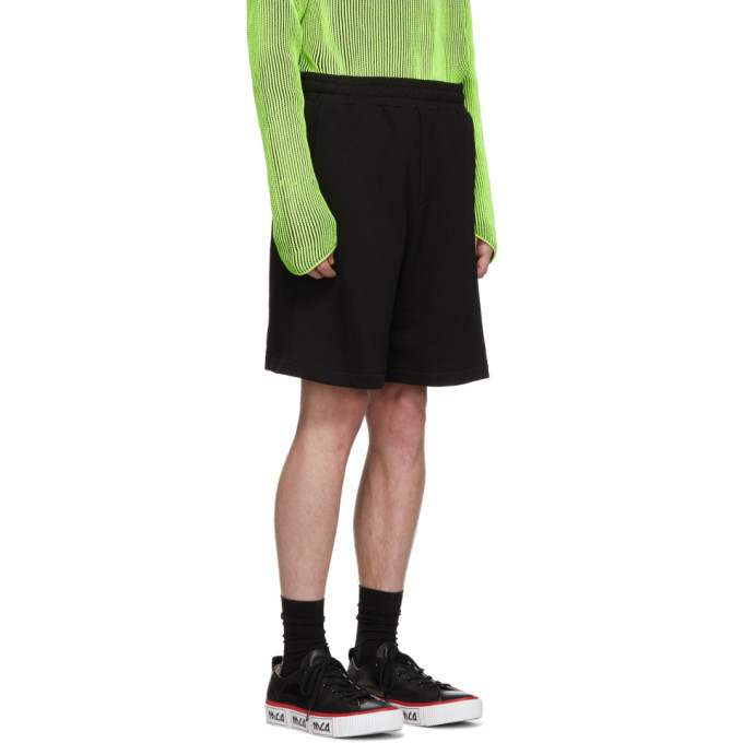 McQ Alexander McQueen Black Shrunken Shorts