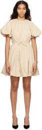 Renaissance Renaissance Beige Limi Minidress