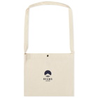 BEAMS JAPAN Shoulder Bag in Natural/Blue