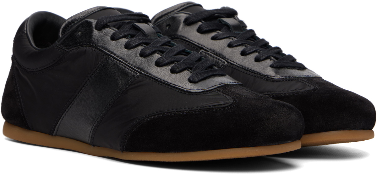 LEMAIRE Black Soft Runner Sneakers