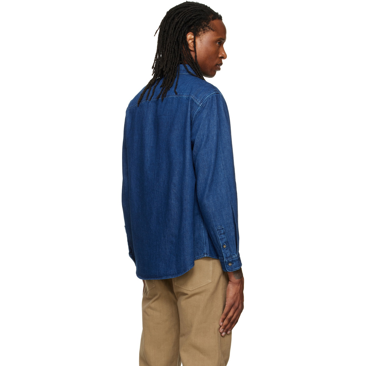 A.P.C. Blue Lightweight Denim Shirt