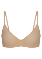 Skims Unlined Stretch-jersey Demi bra Beige