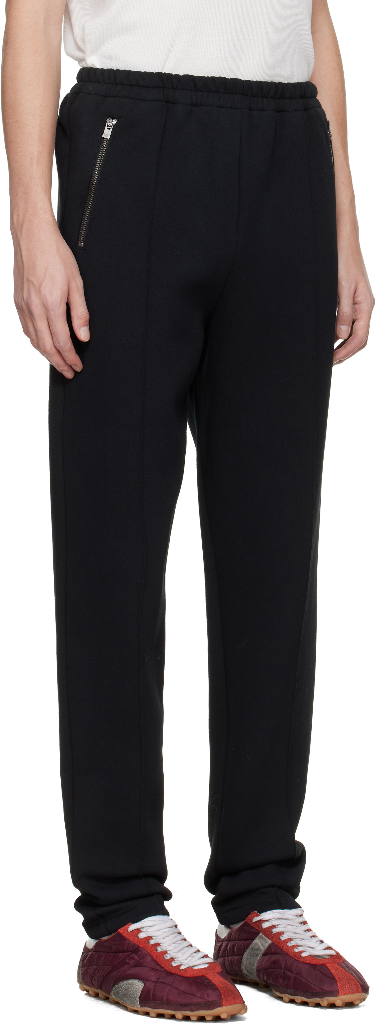 Maison Margiela Black Jersey Sweatpants