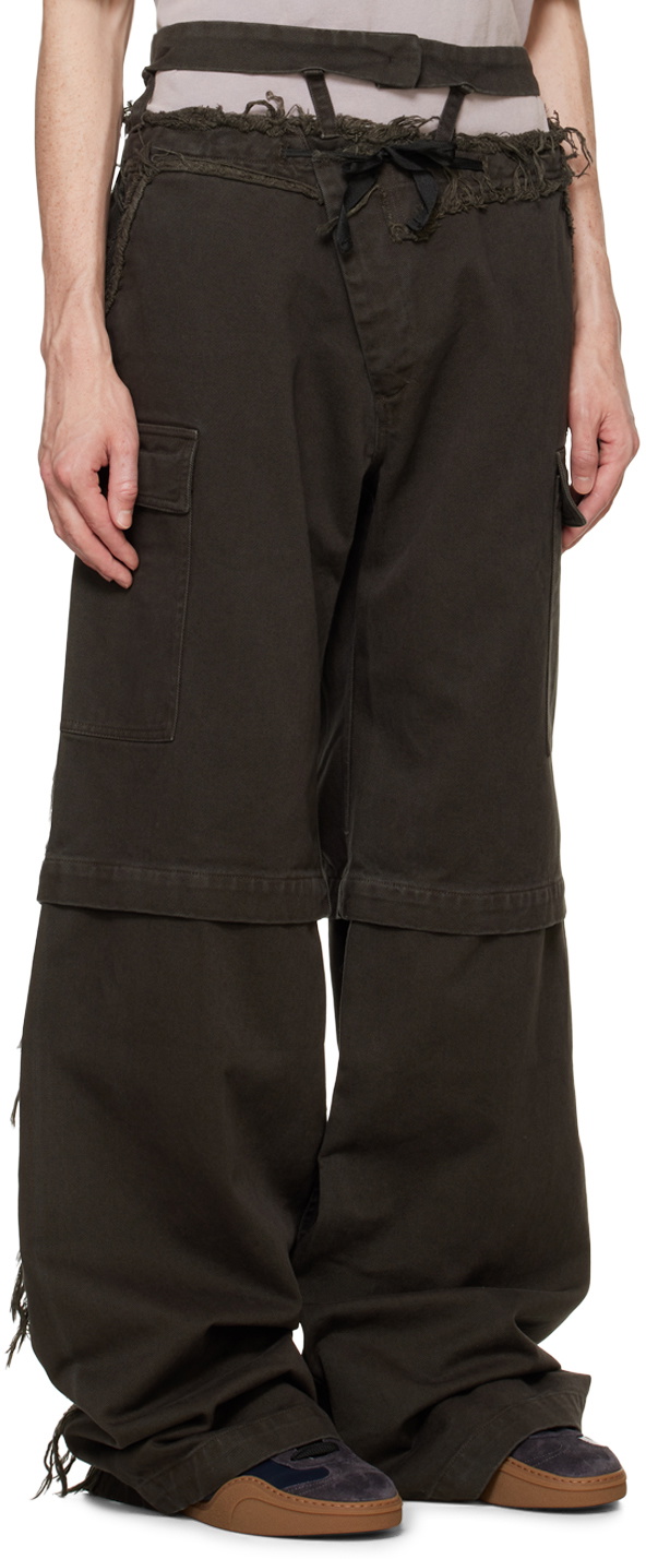 Ottolinger Brown Baggy Cargo Pants