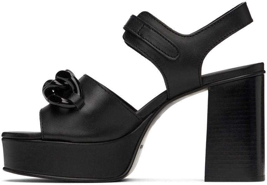See by Chloé Black Monyca Platform Mules