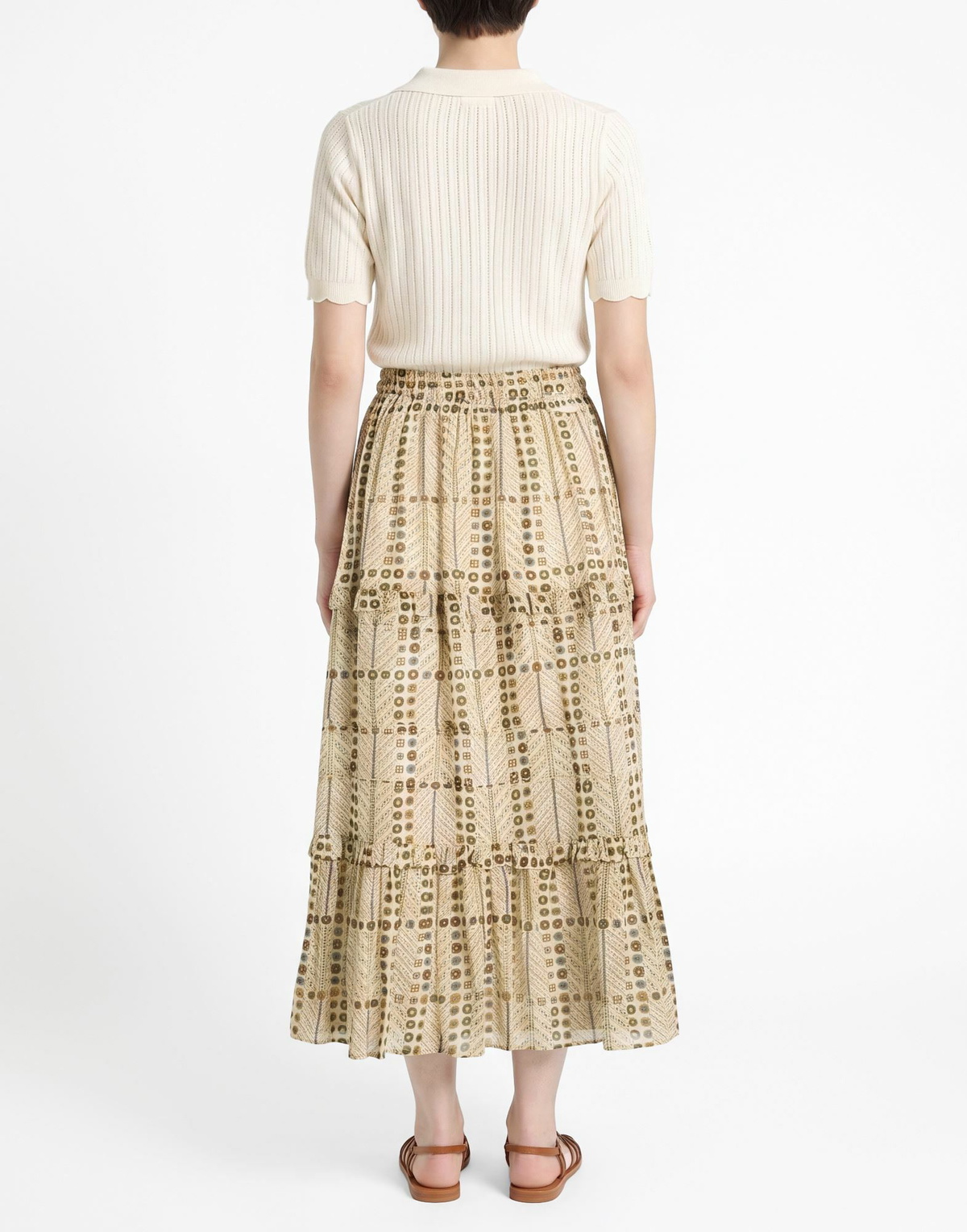 Marant Étoile Womens Midi skirt Sand