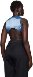 Sinéad O’Dwyer SSENSE Exclusive Blue Vest