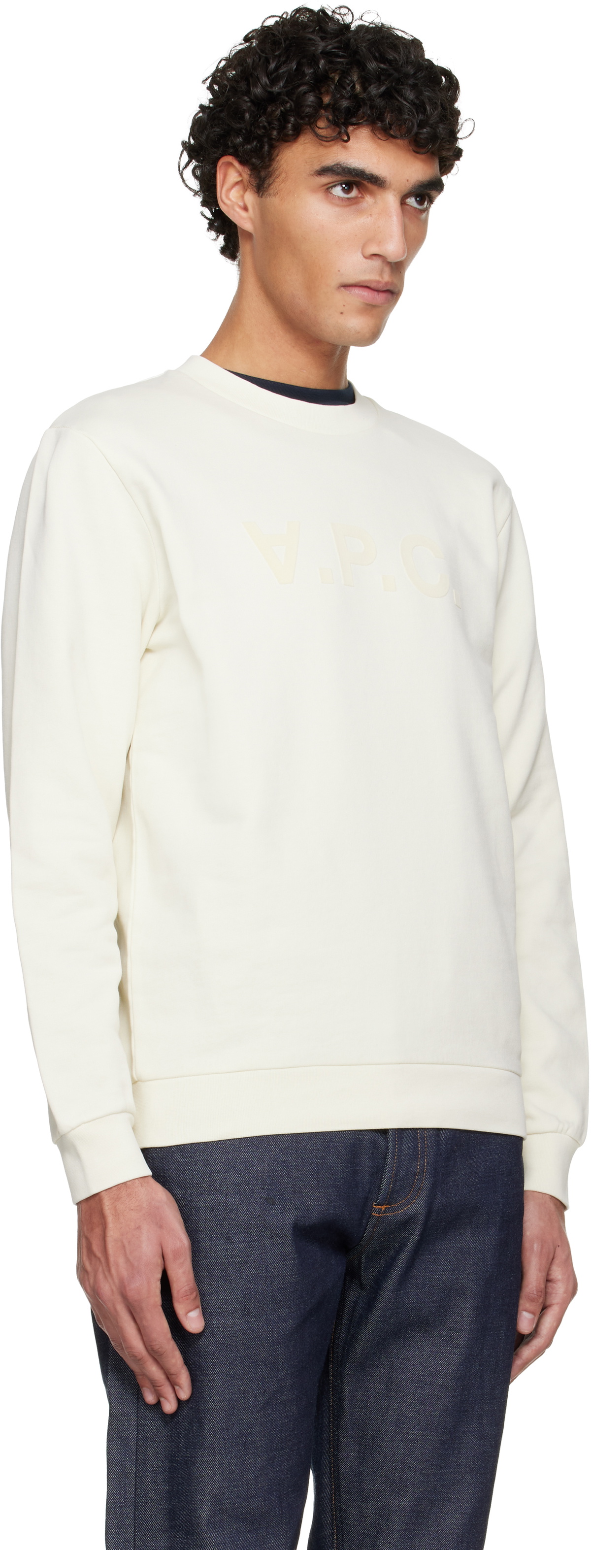 A.P.C. Off-White Standard Grand 'VPC' Sweatshirt