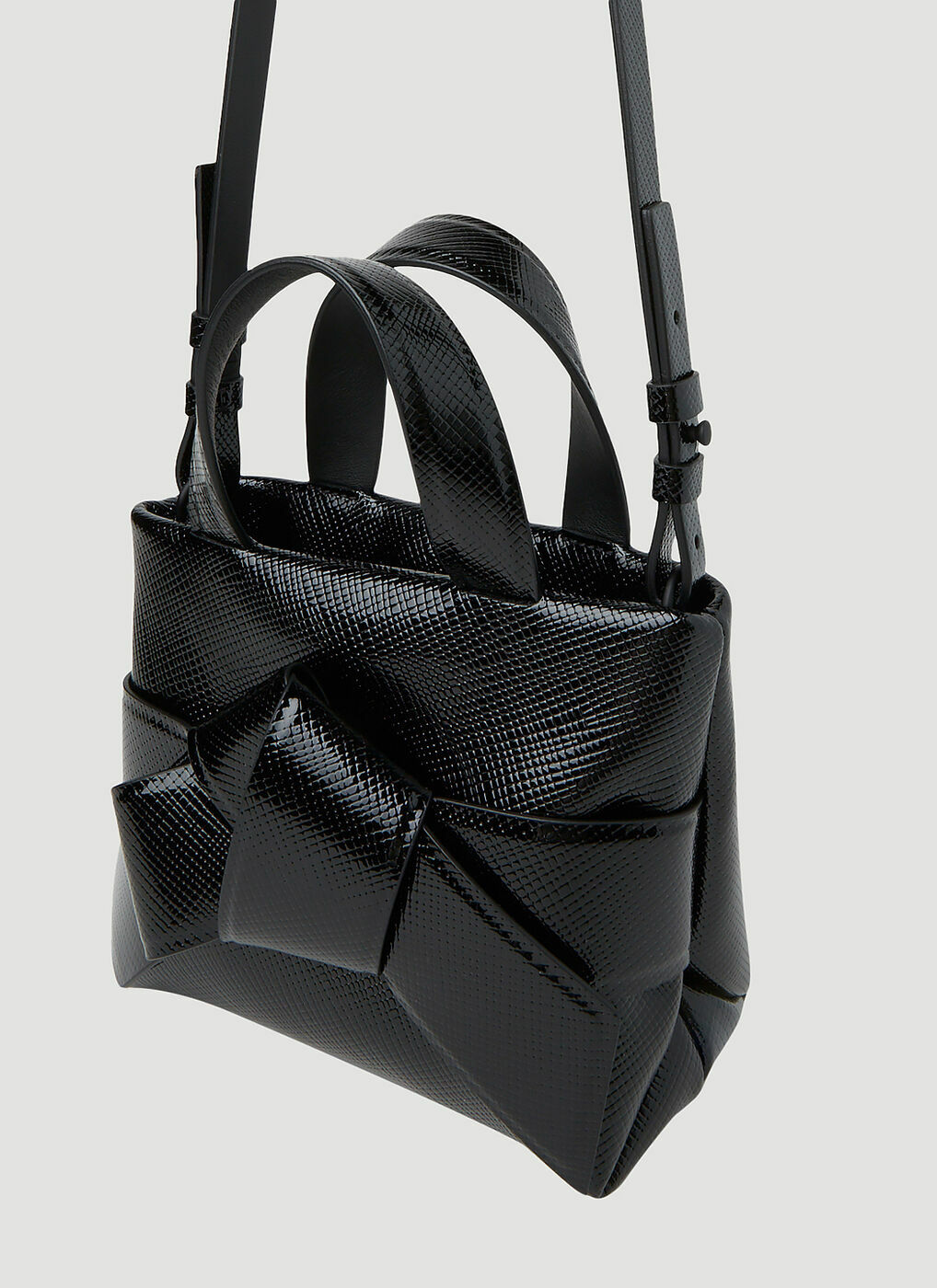 Acne Studios - Musubi Knotted Mini Shoulder Bag in Black