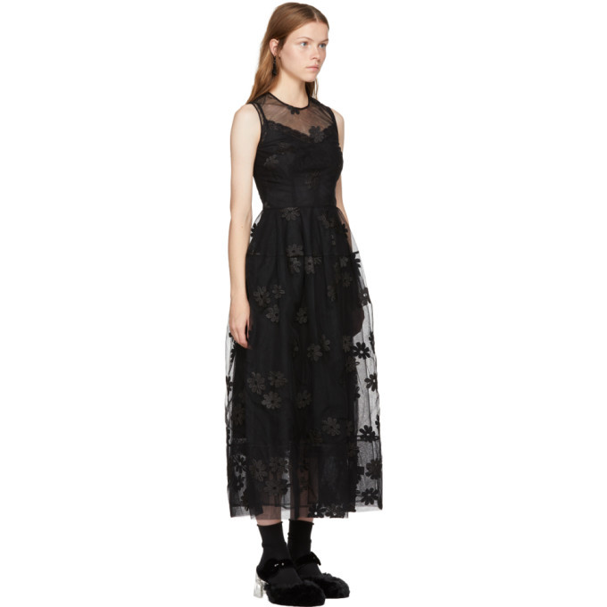 雑誌で紹介された Dress - Sz 【Simone Small Rocha】floral x tulle