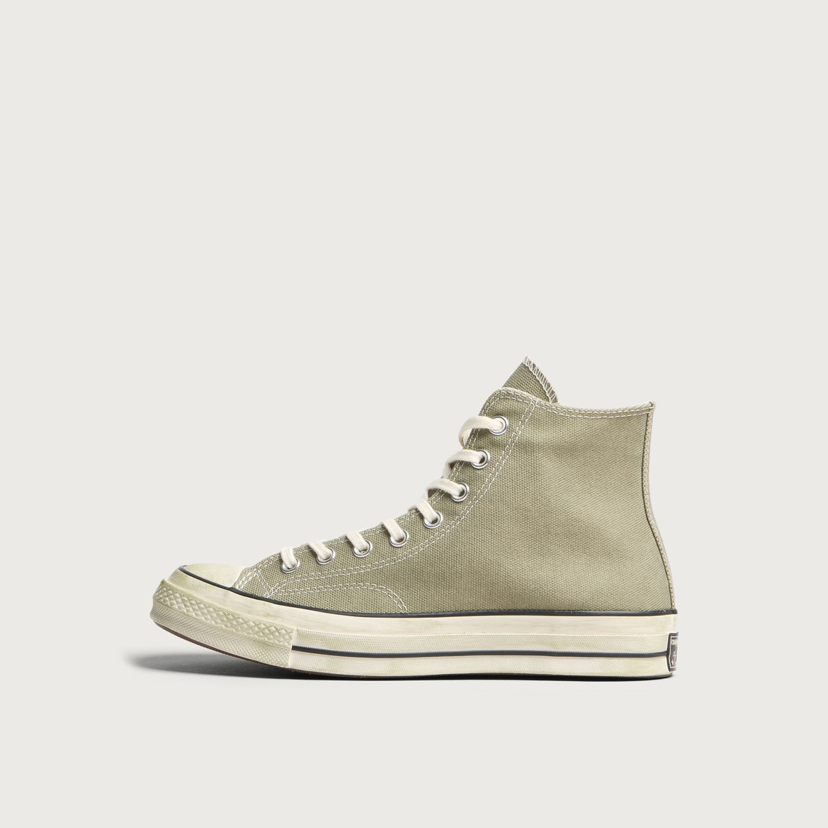 Converse Chuck Taylor 1970s Hi Faded Canvas Sneaker in Olive Android/Egret/Black