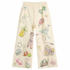 ALÉMAIS Women's Wide Leg Court Denim Trouser in Cream