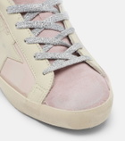 Golden Goose Super-Star suede-trimmed sneakers