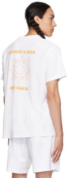 Sporty & Rich White 'Sun Club' T-Shirt