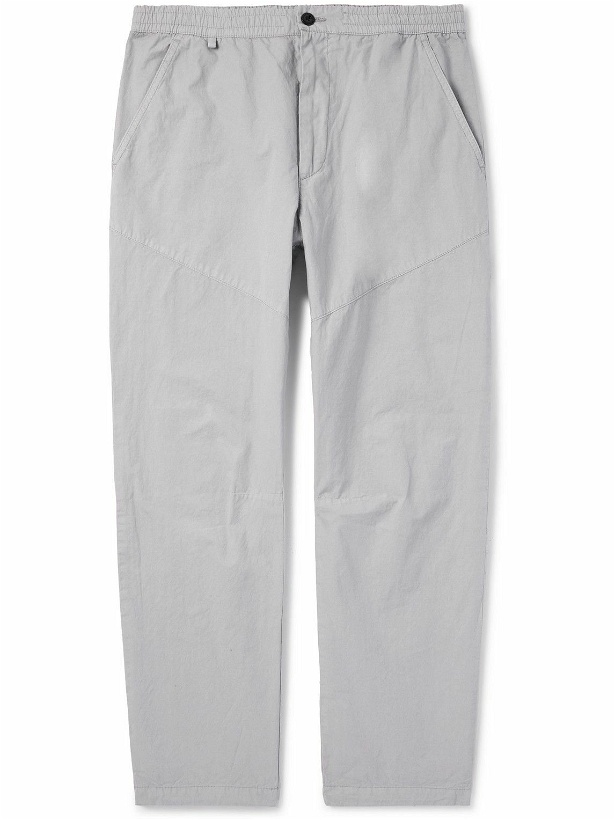 Photo: C.P. Company - Micro Reps Cotton-Twill Trousers - Gray