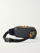 Master-Piece - Link Leather-Trimmed Nylon-Twill Belt Bag