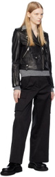 MACKAGE Black Baya Leather Jacket