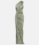 Rick Owens Asymmetric ruched jersey gown