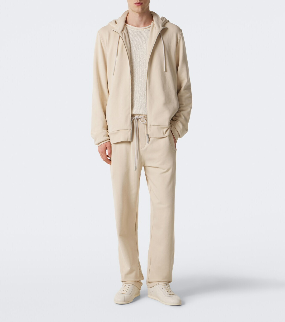 Zimmerli Jersey zip-up hoodie