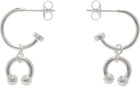 Stolen Girlfriends Club Silver Punk Anchor Earrings