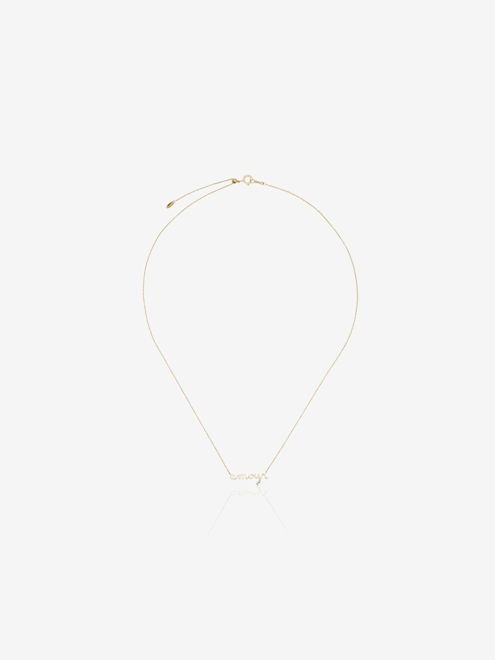 Persée 18K Yellow Gold Amour Diamond Necklace