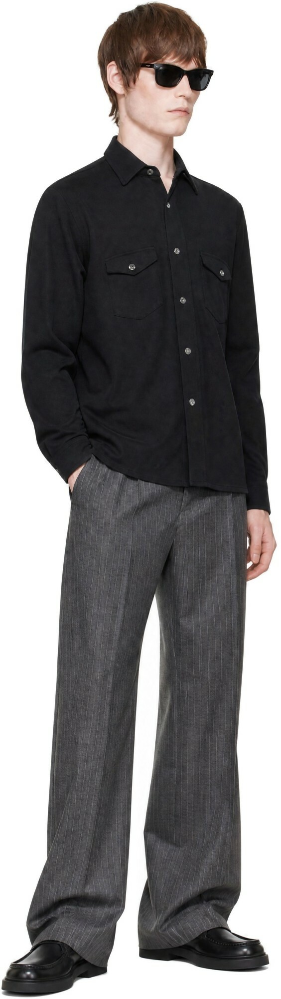 Second/Layer Black Field Shirt