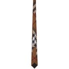 Burberry Brown Giant Check Manston Tie