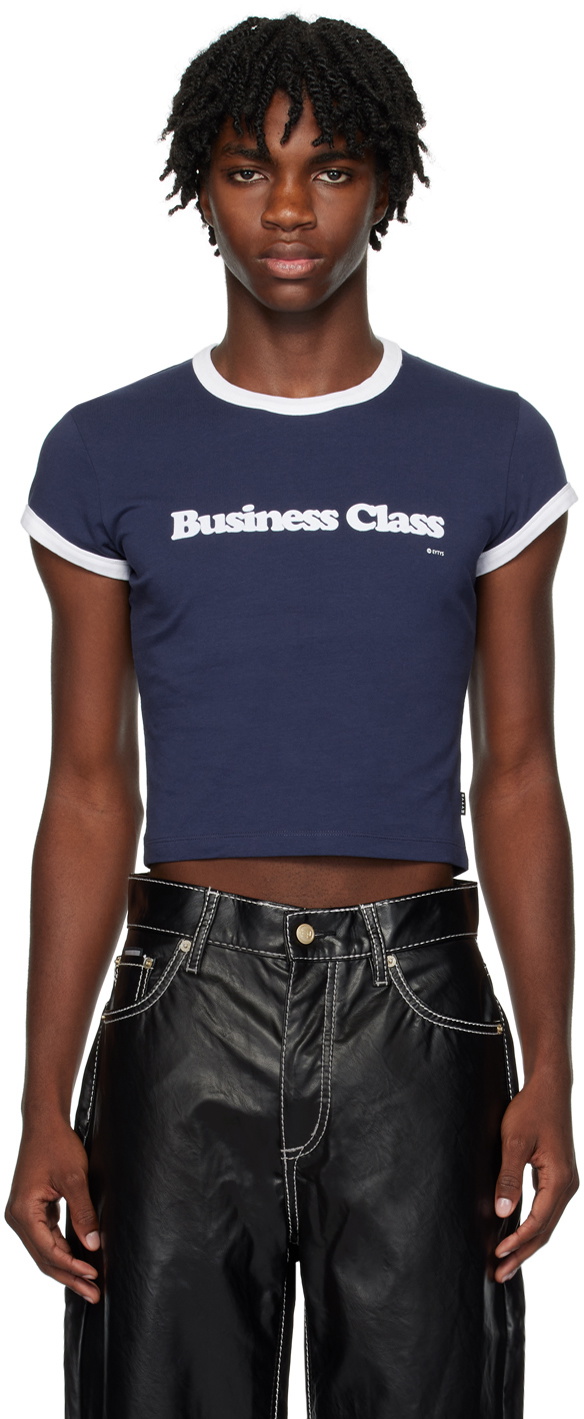 Eytys|SHORT-SLEEVED ROUND NECK T-SHIRTS (Zion Navy Clas EYTYS Navy Zion T-Shirt Eytys