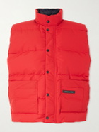 Canada Goose - Ledger Quilted Cotton-Blend Down Gilet - Red