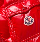 Moncler - Ecrins Hooded Quilted Shell Down Jacket - Red