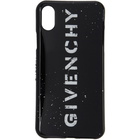 Givenchy Black Stencil Logo iPhone X Case