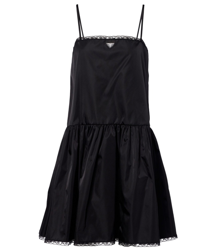 Photo: Prada Re-Nylon lace-trimmed minidress