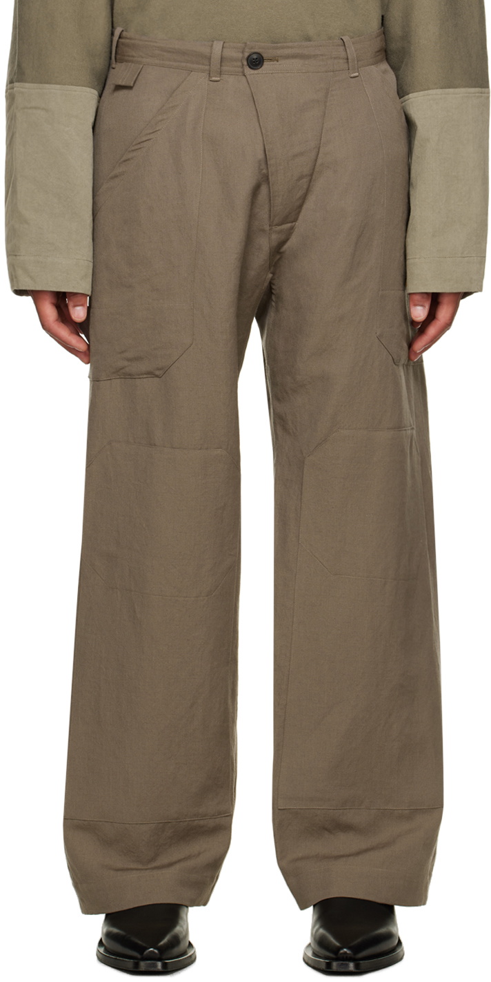 Jan-Jan Van Essche Taupe #75 Trousers Jan-Jan Van Essche