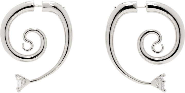Photo: Panconesi Silver Diamanti Serpent Earrings