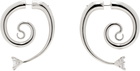 Panconesi Silver Diamanti Serpent Earrings