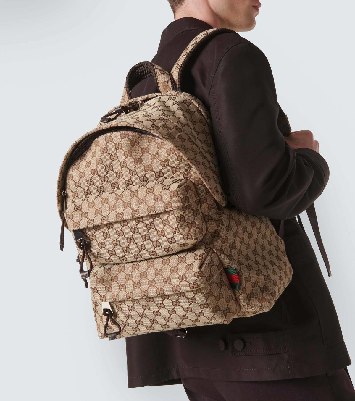 Gucci Medium GG canvas backpack Gucci display picture 3
