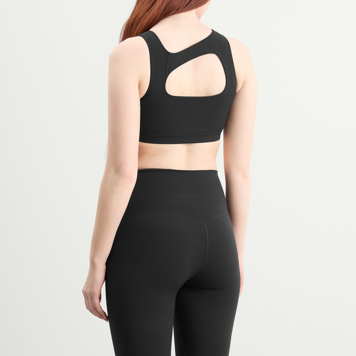 Nike Women's Zenvy Light Support Bra Top in Black/Cool Grey