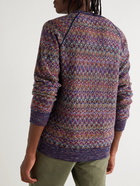 Missoni - Crochet-Knit Wool-Blend Sweater - Purple